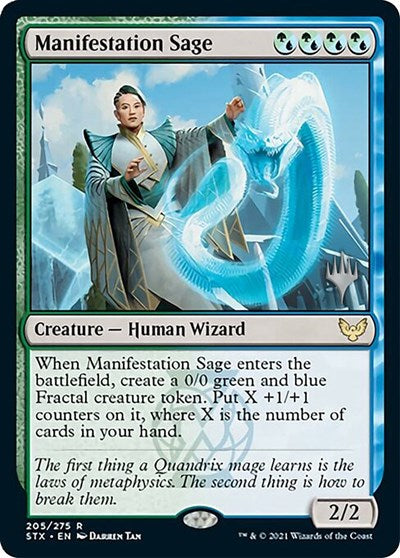 Manifestation Sage (Promo Pack) [Strixhaven: School of Mages Promos] - Destination Retro