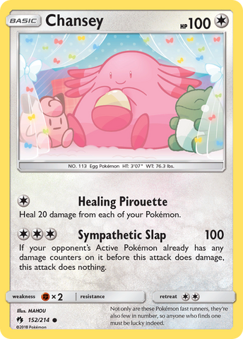 Chansey (152/214) [Sun & Moon: Lost Thunder] - Destination Retro