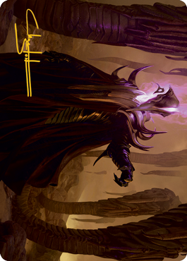 Extus, Oriq Overlord Art Card (Gold-Stamped Signature) [Strixhaven: School of Mages Art Series] - Destination Retro