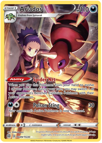 Ariados (TG09/TG30) [Sword & Shield: Brilliant Stars] - Destination Retro