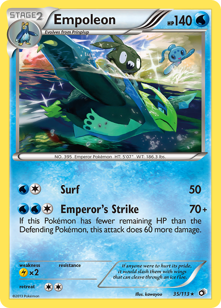 Empoleon (35/113) [Black & White: Legendary Treasures] - Destination Retro