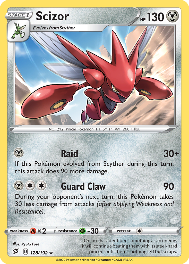 Scizor (128/192) [Sword & Shield: Rebel Clash] - Destination Retro