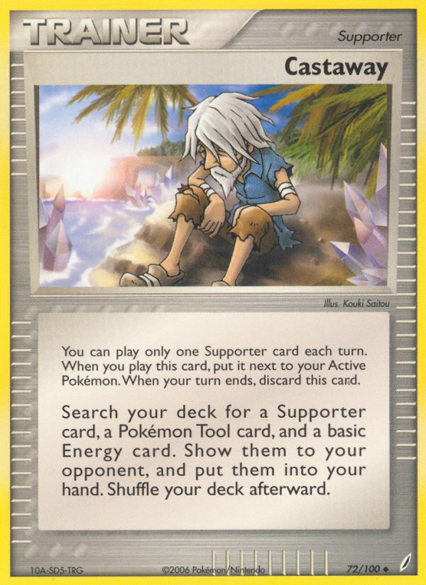 Castaway (72/100) [EX: Crystal Guardians] - Destination Retro