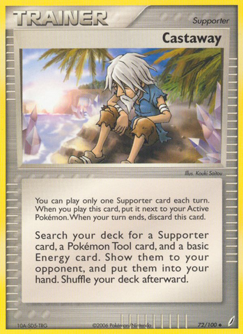 Castaway (72/100) [EX: Crystal Guardians] - Destination Retro