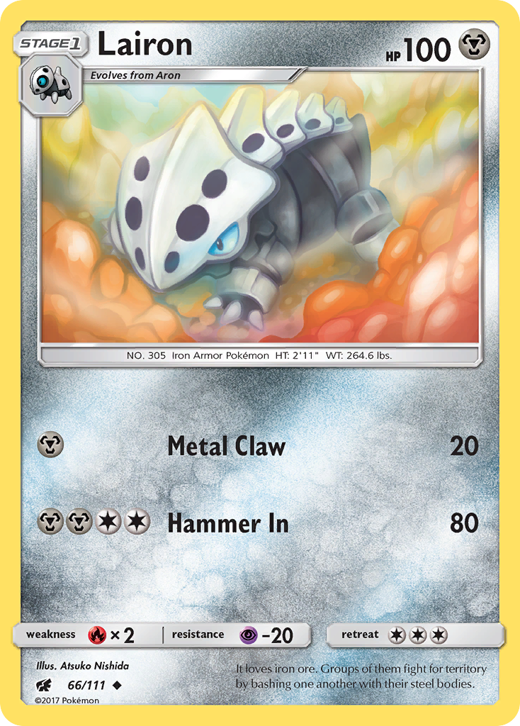 Lairon (66/111) [Sun & Moon: Crimson Invasion] - Destination Retro