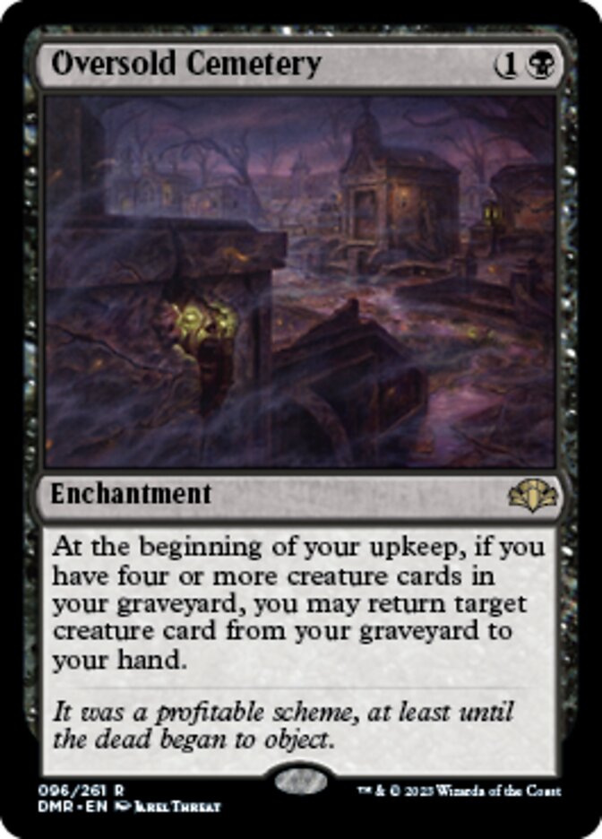 Oversold Cemetery [Dominaria Remastered] - Destination Retro
