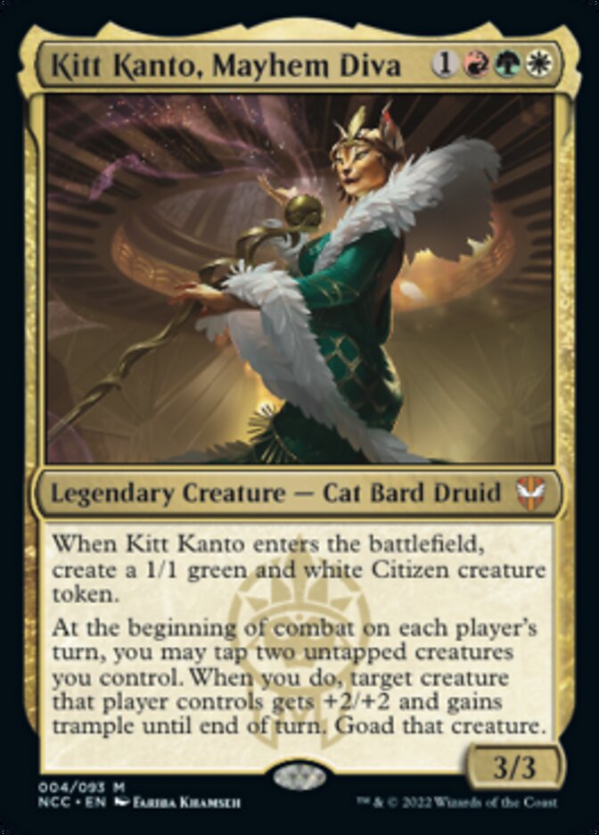 Kitt Kanto, Mayhem Diva [Streets of New Capenna Commander] - Destination Retro