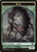 Beast // Snake (017) Double-Sided Token [Commander 2015 Tokens] - Destination Retro