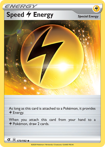 Speed Lightning Energy (173/192) [Sword & Shield: Rebel Clash] - Destination Retro