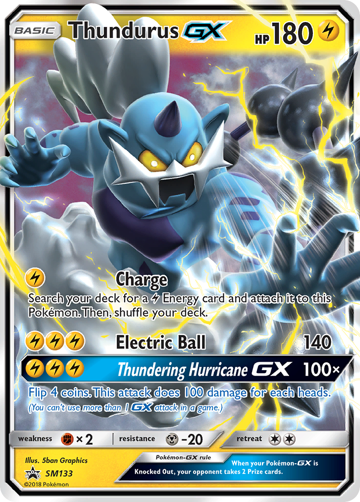 Thundurus GX (SM133) [Sun & Moon: Black Star Promos] - Destination Retro