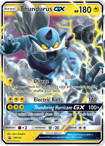 Thundurus GX (SM133) [Sun & Moon: Black Star Promos] - Destination Retro