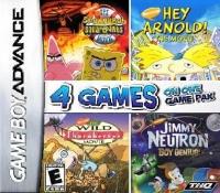 Nickelodeon 4 Games on One Game Pack [Movies] - GameBoy Advance - Destination Retro