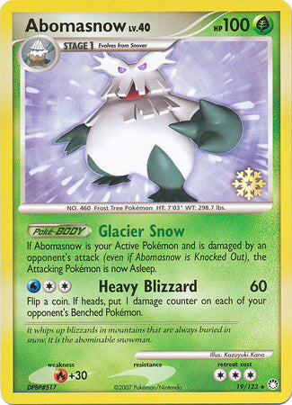 Abomasnow (19/123) [Countdown Calendar Promos] - Destination Retro