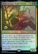 Baba Lysaga, Night Witch [Commander Legends: Battle for Baldur's Gate Prerelease Promos] - Destination Retro
