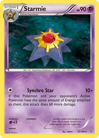 Starmie (73/160) [XY: Primal Clash] - Destination Retro