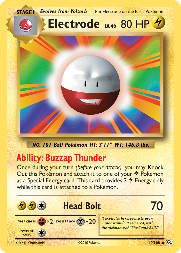 Electrode (40/108) [XY: Evolutions] - Destination Retro