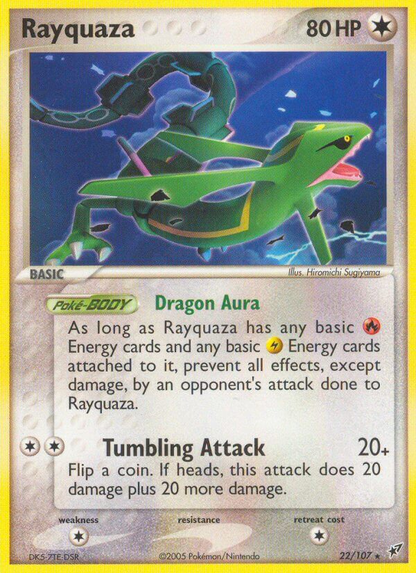 Rayquaza (22/107) [Theme Deck Exclusives] - Destination Retro