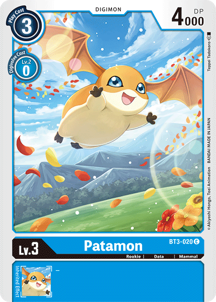 Patamon [BT3-020] [Release Special Booster Ver.1.5] - Destination Retro