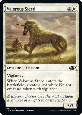 Valorous Steed [Jumpstart 2022] - Destination Retro