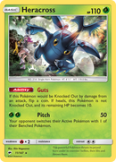 Heracross (11/147) [Sun & Moon: Burning Shadows] - Destination Retro