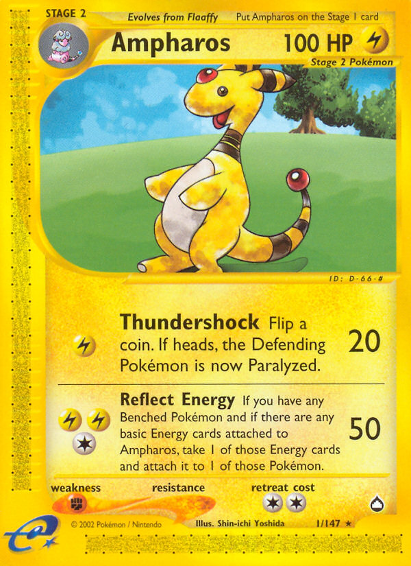 Ampharos (1/147) [Aquapolis] - Destination Retro