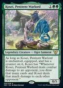 Kosei, Penitent Warlord [Kamigawa: Neon Dynasty Commander] - Destination Retro