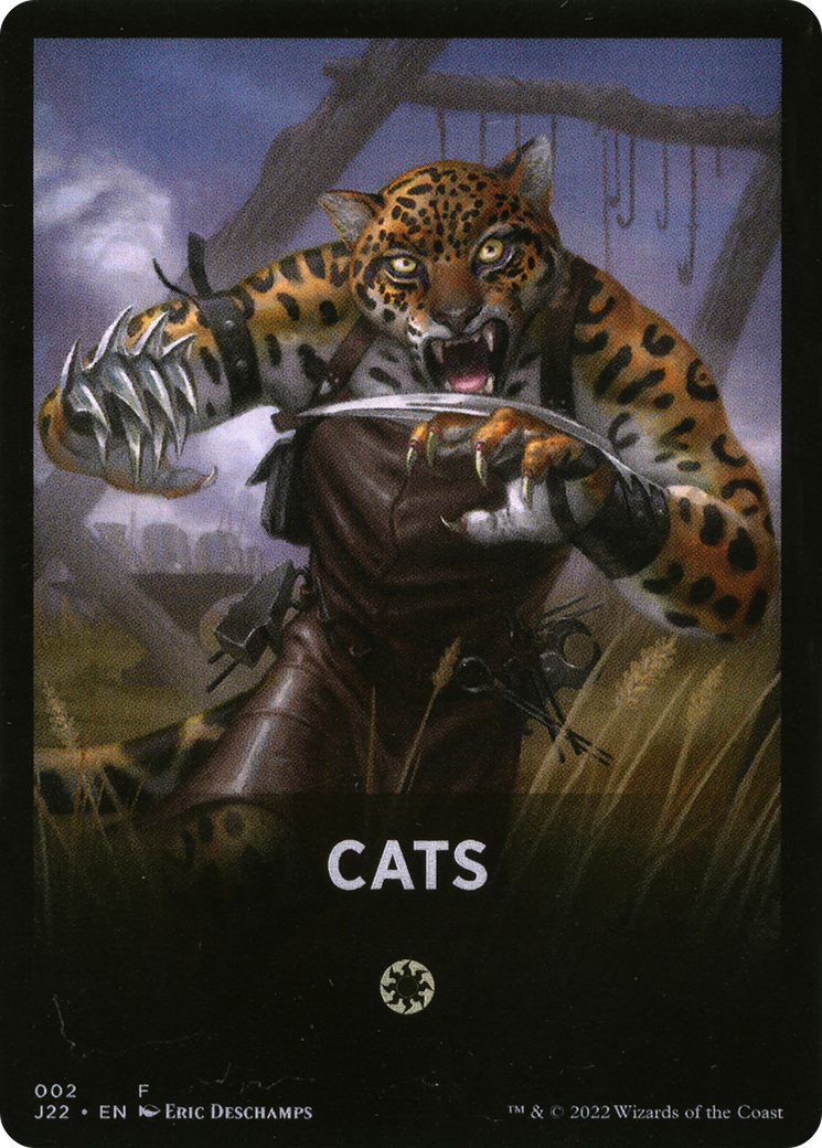 Cats Theme Card [Jumpstart 2022 Front Cards] - Destination Retro