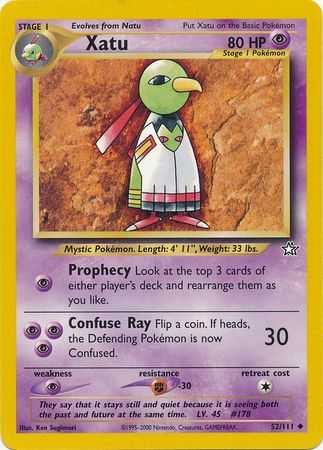 Xatu (52/111) [Neo Genesis Unlimited] - Destination Retro