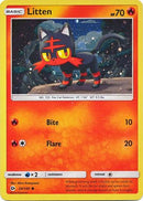 Litten (24/149) (Cosmos Holo) [Sun & Moon: Base Set] - Destination Retro