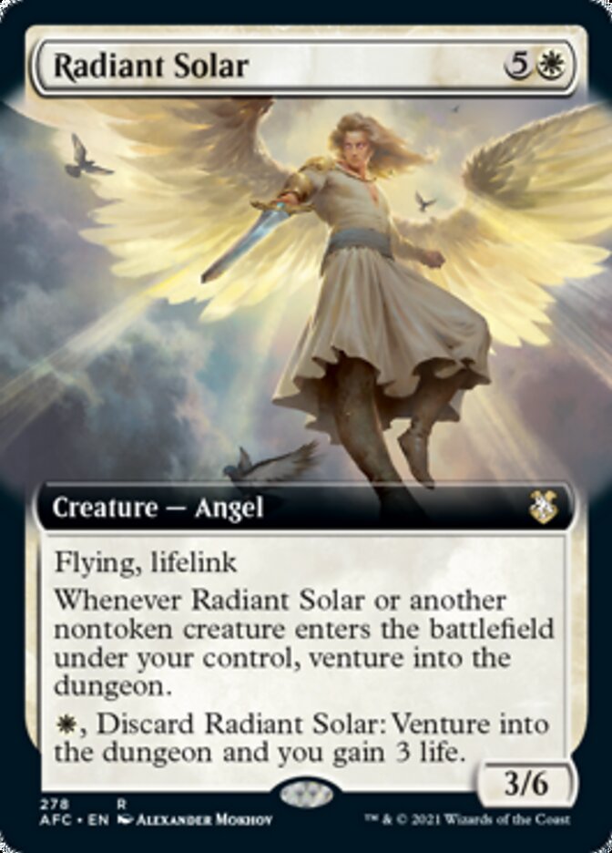 Radiant Solar (Extended) [Dungeons & Dragons: Adventures in the Forgotten Realms Commander] - Destination Retro