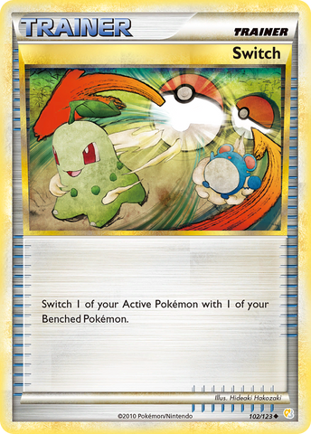 Switch (102/123) [HeartGold & SoulSilver: Base Set] - Destination Retro