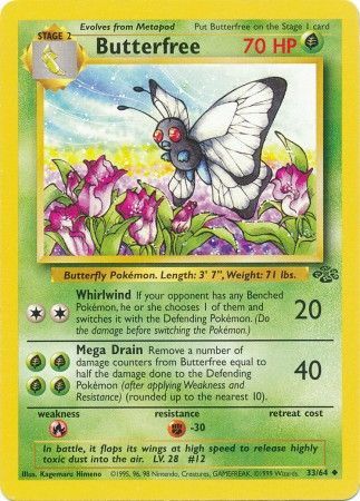 Butterfree (33/64) [Jungle Unlimited] - Destination Retro