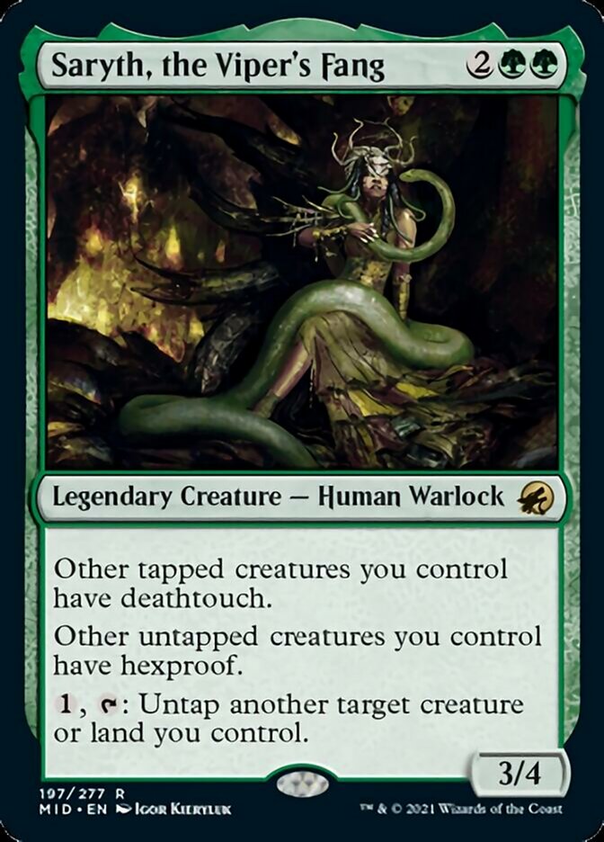 Saryth, the Viper's Fang [Innistrad: Midnight Hunt] - Destination Retro
