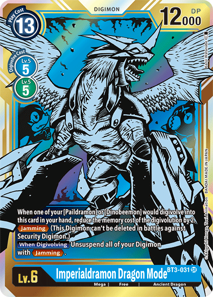 Imperialdramon Dragon Mode [BT3-031] (Alternate Art) [Release Special Booster Ver.1.5] - Destination Retro