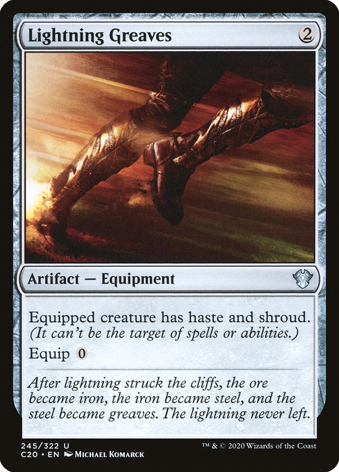 Lightning Greaves [Commander 2020] - Destination Retro