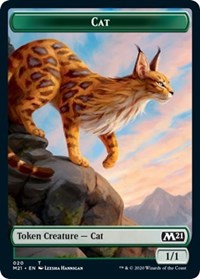 Cat (020) // Dog Double-sided Token [Core Set 2021 Tokens] - Destination Retro