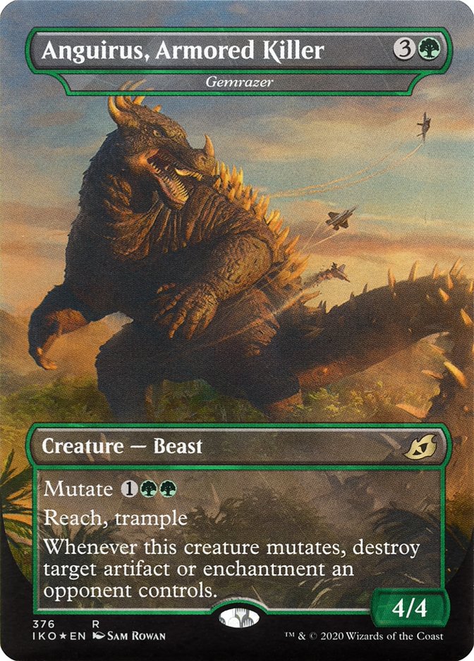 Gemrazer - Anguirus, Armored Killer (Extended Art) [Ikoria: Lair of Behemoths] - Destination Retro