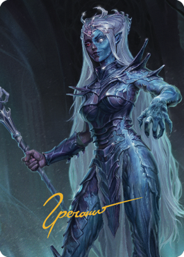 Mocking Doppelganger Art Card (Gold-Stamped Signature) [Commander Legends: Battle for Baldur's Gate Art Series] - Destination Retro