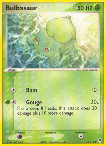 Bulbasaur (55/112) [EX: FireRed & LeafGreen] - Destination Retro