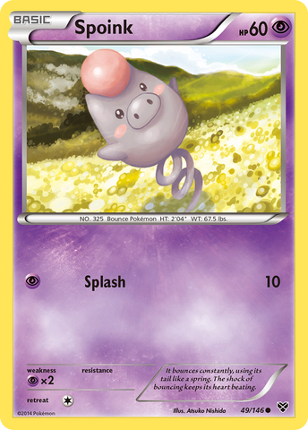 Spoink (49/146) [XY: Base Set] - Destination Retro
