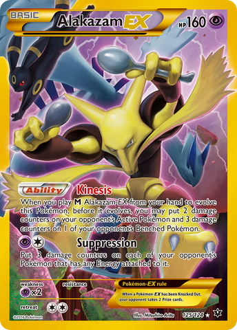 Alakazam EX (125/124) [XY: Fates Collide] - Destination Retro