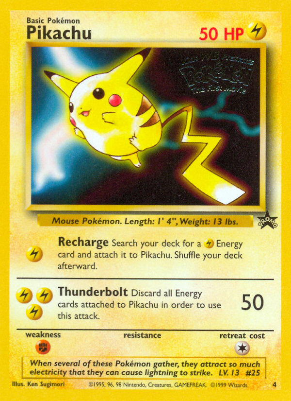 Pikachu (4) [Wizards: Black Star Promos] - Destination Retro