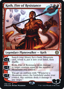 Koth, Fire of Resistance [Phyrexia: All Will Be One Prerelease Promos] - Destination Retro
