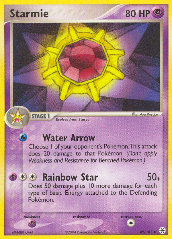 Starmie (49/101) [EX: Hidden Legends] - Destination Retro