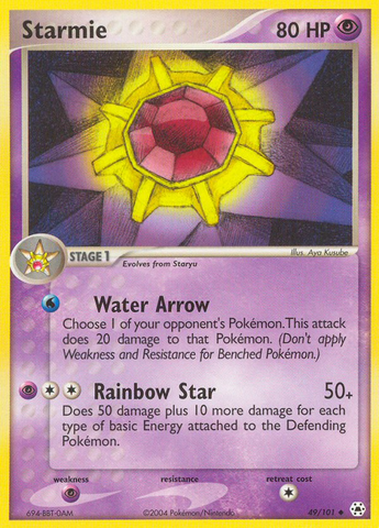 Starmie (49/101) [EX: Hidden Legends] - Destination Retro