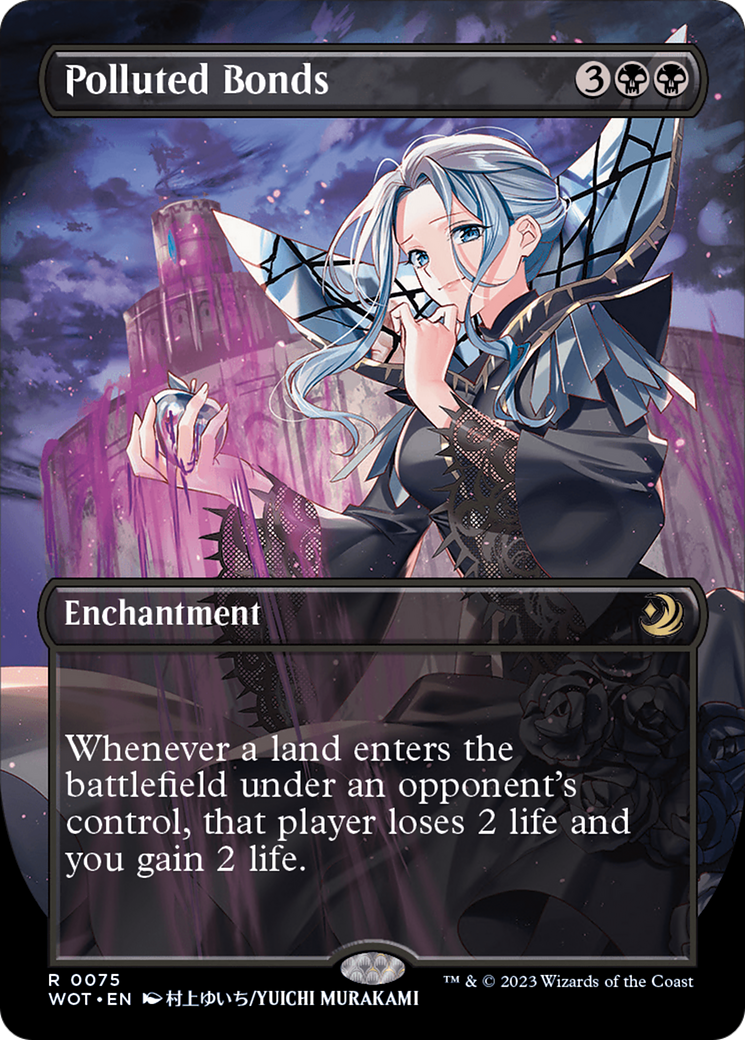 Polluted Bonds (Anime Borderless) [Wilds of Eldraine: Enchanting Tales] - Destination Retro