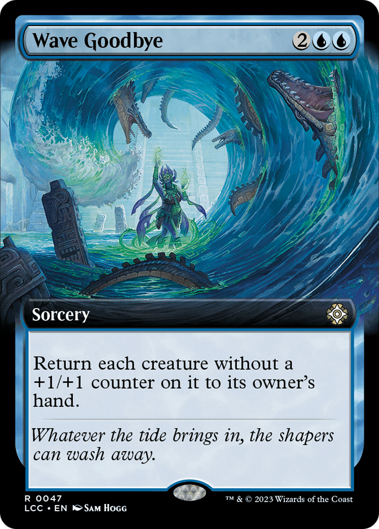 Wave Goodbye (Extended Art) [The Lost Caverns of Ixalan Commander] - Destination Retro
