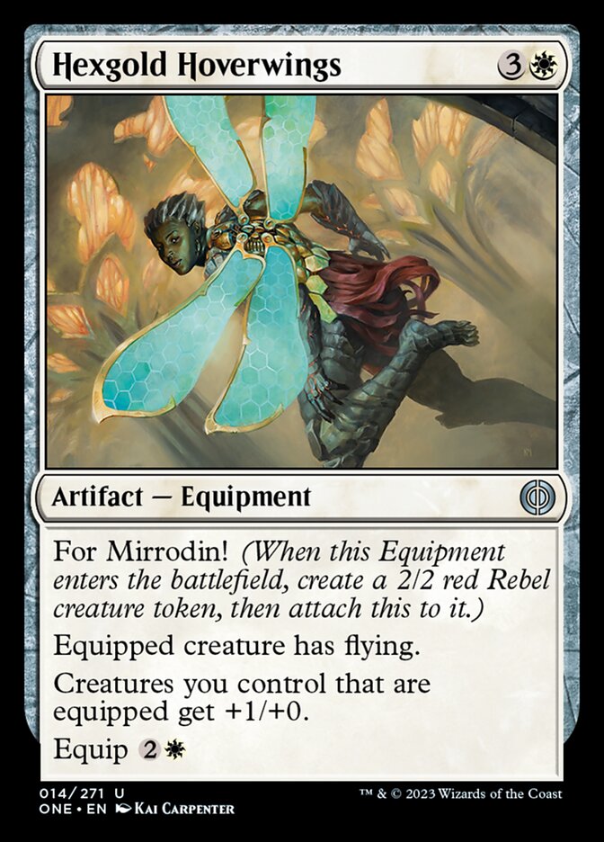 Hexgold Hoverwings [Phyrexia: All Will Be One] - Destination Retro
