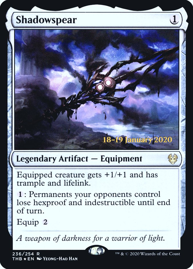 Shadowspear [Theros Beyond Death Prerelease Promos] - Destination Retro