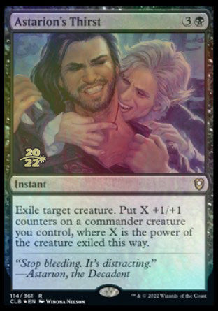Astarion's Thirst [Commander Legends: Battle for Baldur's Gate Prerelease Promos] - Destination Retro